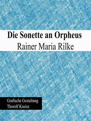 cover image of Die Sonette an Orpheus
